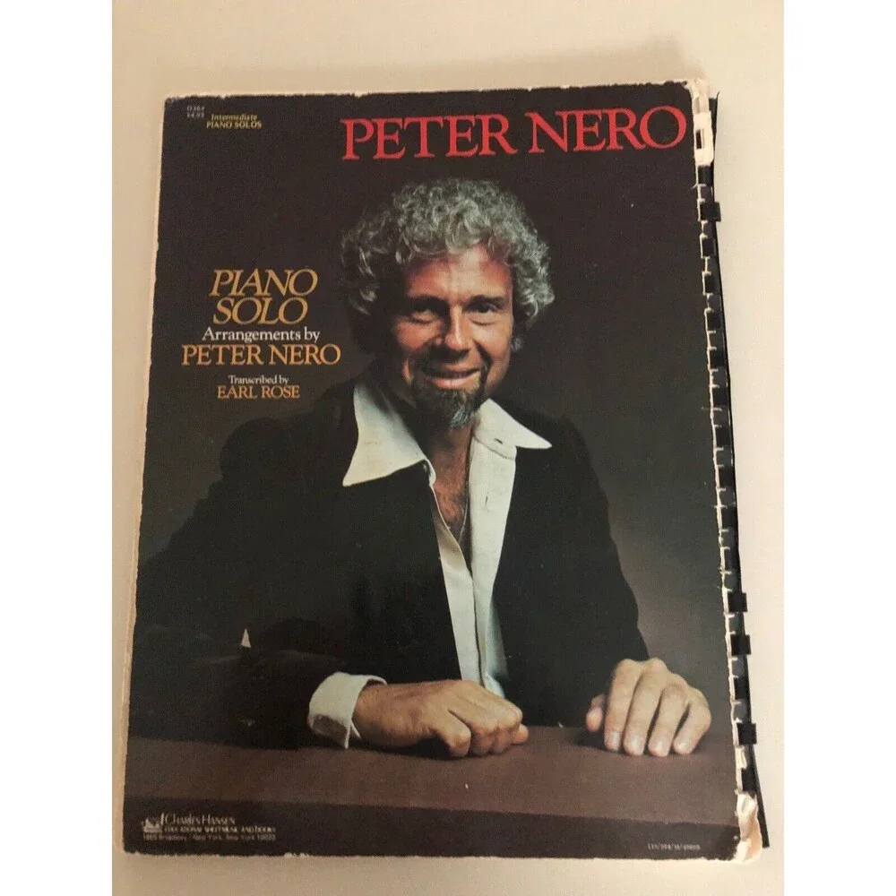 Theme from Love Story, Peter Nero & Earl Rose 1974 Vintage Book‎